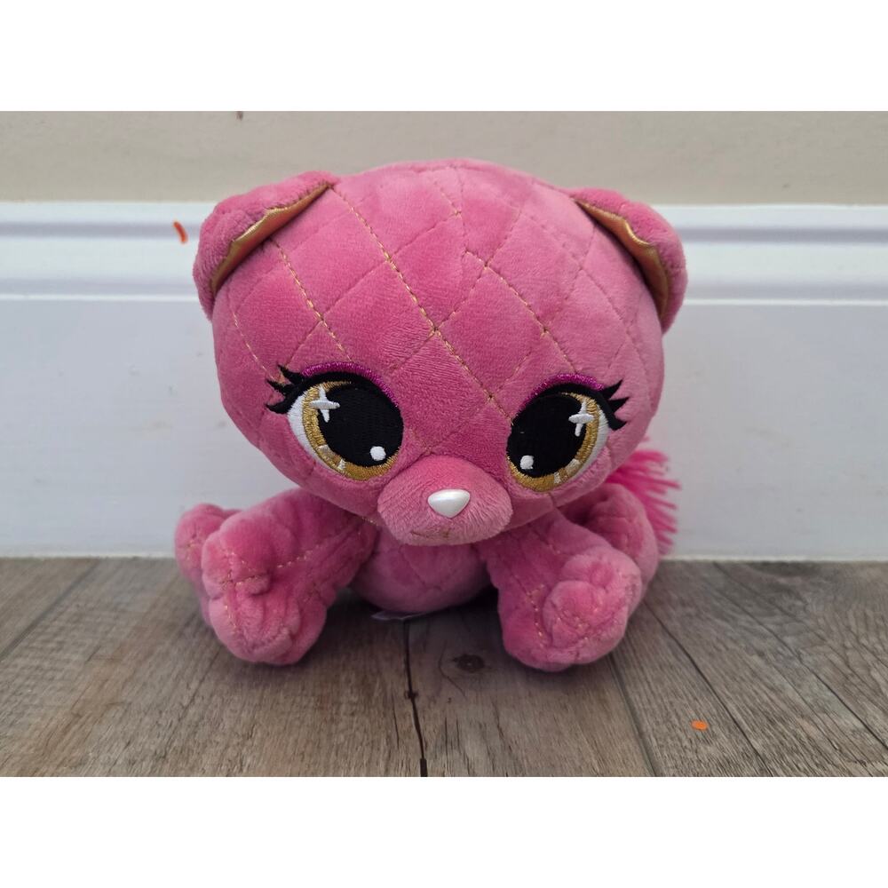 P.Lushes Pets Madame Purrnel Pink Quilted Cat plush